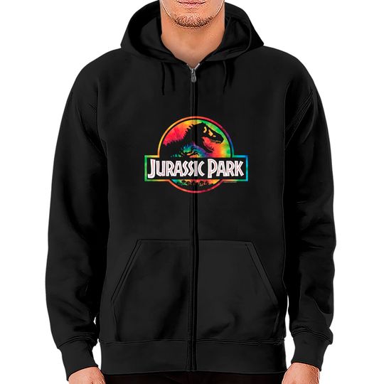 Popfunk Classic Jurassic Park Classic Logo Collection Unisex Adult Zip Hoodies