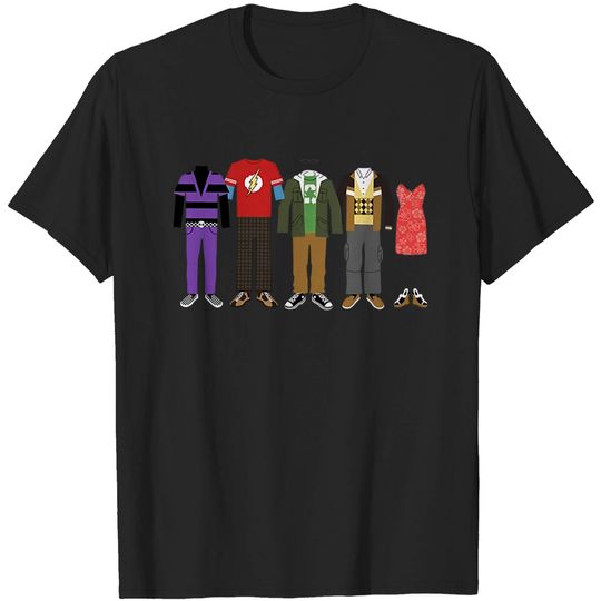Ripple Junction Big Bang Theory Group Shot Adult T-Shirt