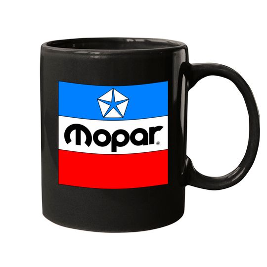 Classic Mopar Block Logo - Mopar - Mugs