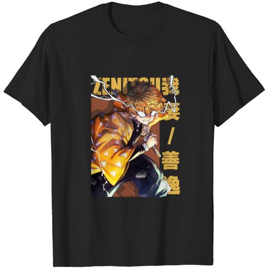 Inosuke Anime Short Sleeve T-Shirt