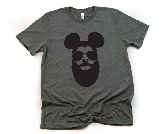 Bearded Mickey t shirt - Disney Trip Matching Shirts - Mickey Mouse Custom T Shirt - Mickey Sunglasses