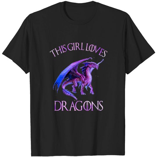 Wings Of Fire T-Shirt This Girl Loves Dragons