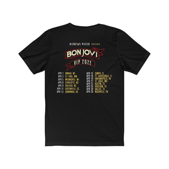 Bon Jovi 2022 Tour T-Shirt