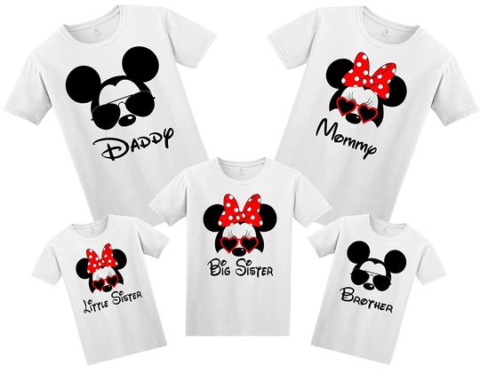 Disney family matching custom t-shirts