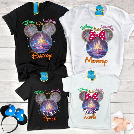 Personalized Disney Family Vacation 2022  Shirt