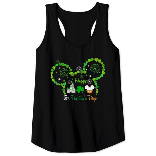 Personalized 2022 Disney St Patrick's Day Family Matching Tank Tops