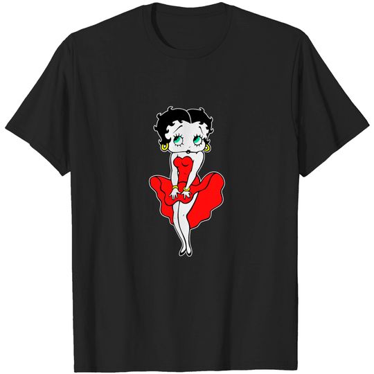 Betty Boop T-Shirt Vintage Blowing Dress