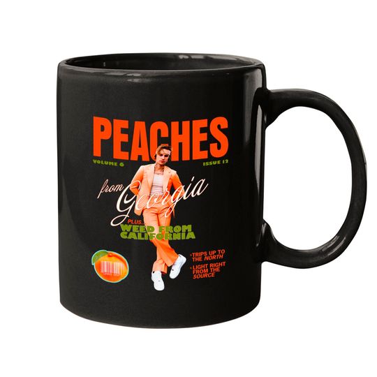 Official Justin Bieber Peaches White Mugs