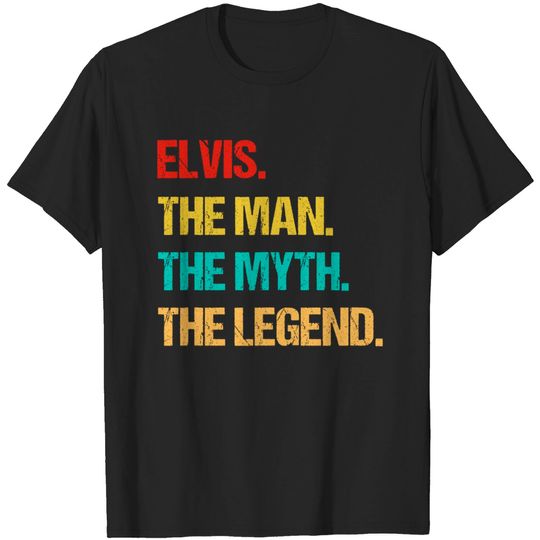 Mens Elvis The Man The Myth The Legend T-Shirt