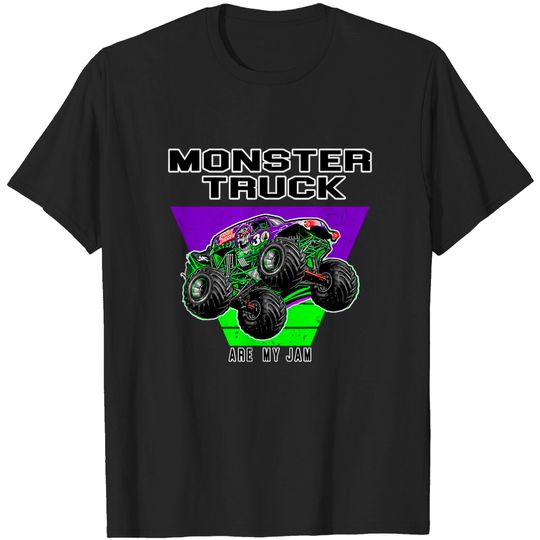 Vintage Monster Truck are My Jam, Truck Boys Birthday Boy T-Shirt