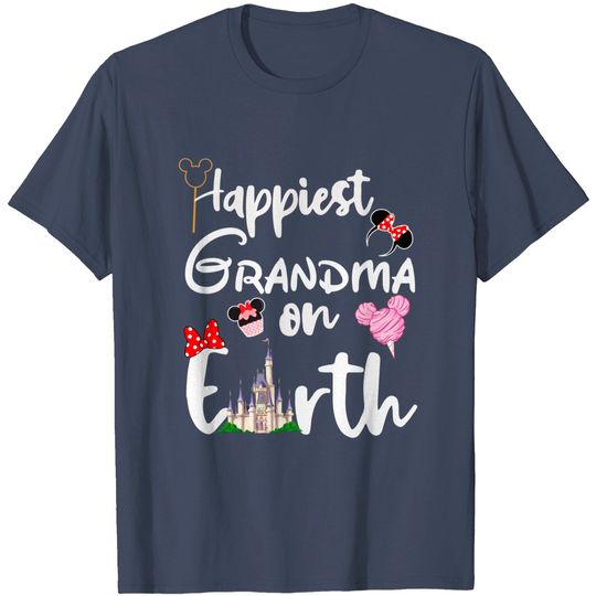 Happiest Grandma On Earth Shirt, Disney Grandma Shirt, Mother's Day Shirt, Gift Idea For Disney Grandma, Mother's Day Gift