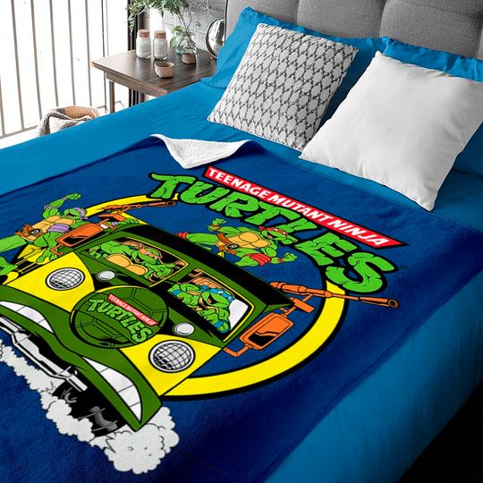 Teenage Mutant Ninja Turtles Truck Speeding Baby Blanket