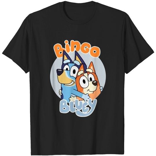 Cartoon BlueyDad and Bingo Shirt