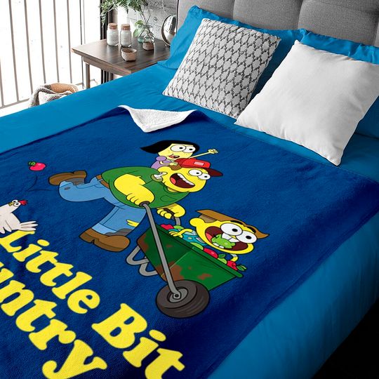 Country Baby Blankets Disney Channel Big City Greens A Little Bit Country