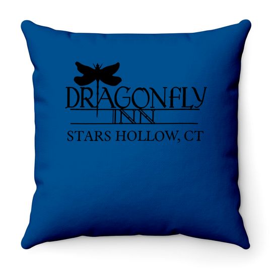 Dragonfly Inn Stars Hollow Gilmore Girls Throw Pillows