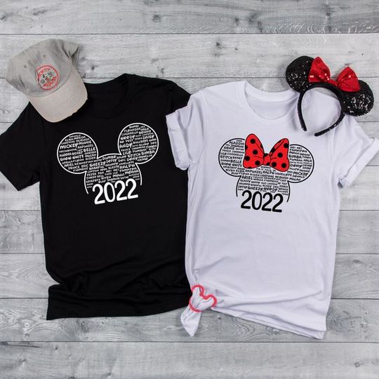 Disney World Trip Vacation 2022 Matching Family T-Shirts