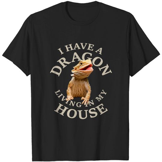 Bearded Dragon Clothes Pogona Barbata Lizard T-Shirt