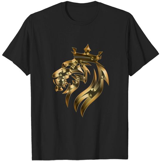 lion king logo gold edition - Lion - T-Shirt