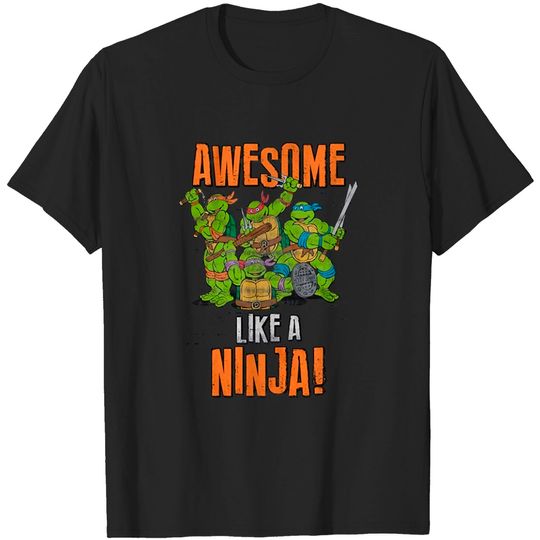 Teenage Mutant Ninja Turtles Cartoon Youth Boys Grey Shirt