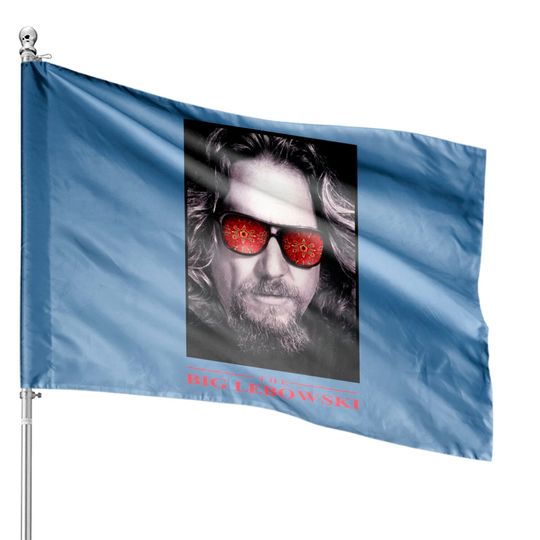 Fifth Sun Men's The Big Lebowski The Dude Sunglasses Poster House Flags