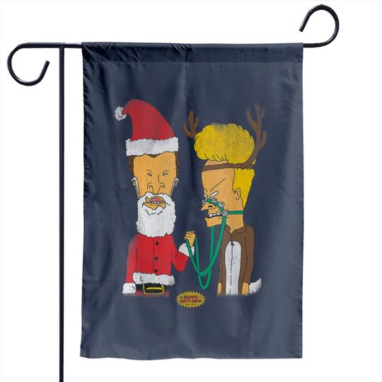 Beavis And Butthead Garden Flag Christmas