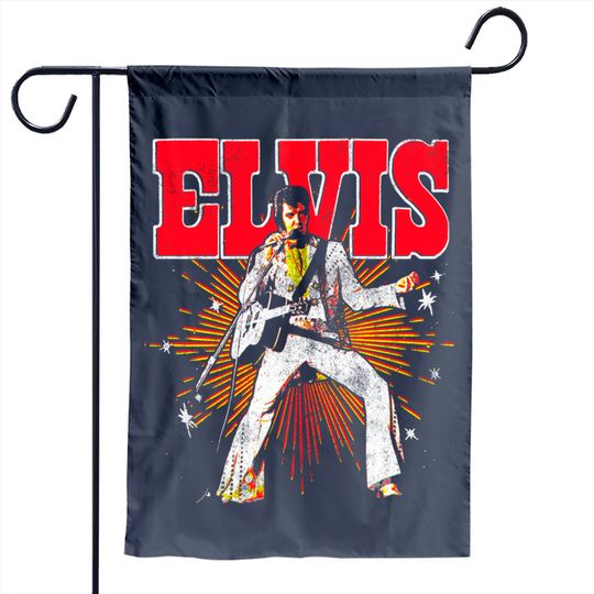 Elvis Presley Official Retro Garden Flag