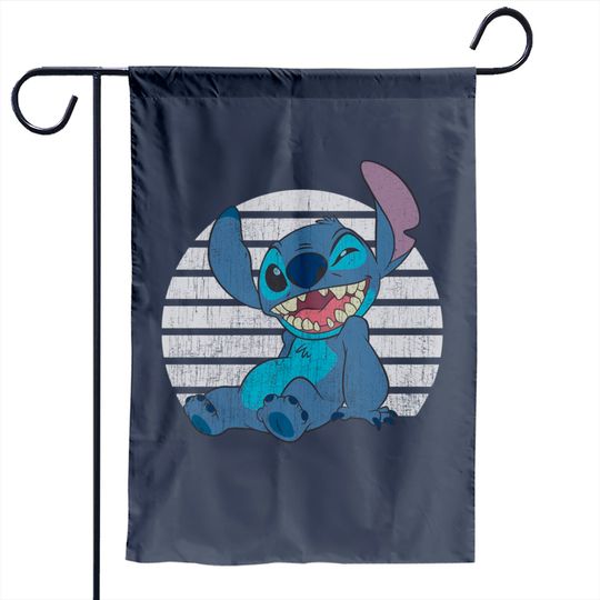 Stitch And Toothless Garden Flag Disney Classic Winking Stitch