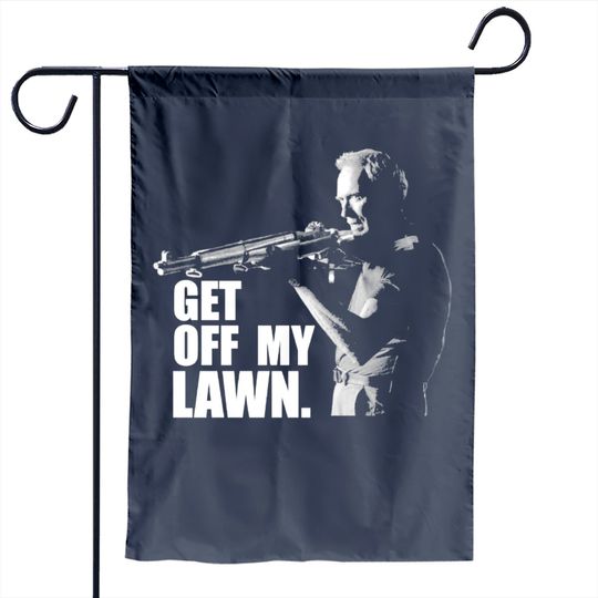Clint Eastwood Garden Flag Gran Torino Get Off My Lawn Classic Movie Vintage Garden Flag