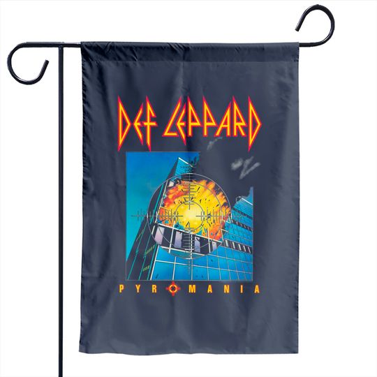 Def Leppard Pyromania 80s Heavy Hair Metal Band Rock And Roll  Garden Flag