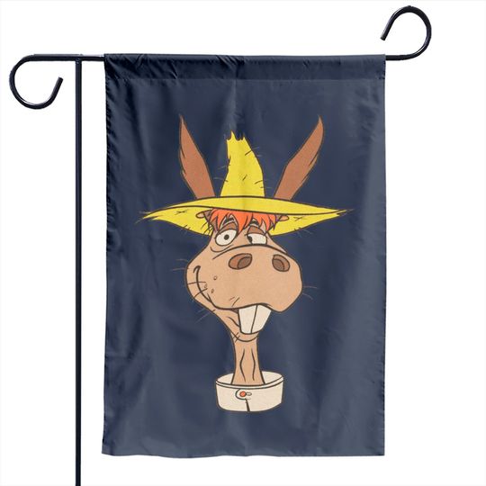 Hee Haw Donkey Vintage Screenprint Country Music Mascot - Hee Haw - Garden Flag