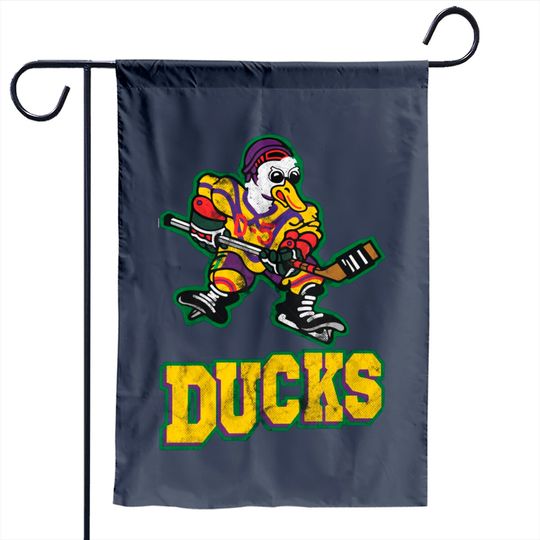 Classic Mighty Ducks Logo - Mighty Ducks - Garden Flag