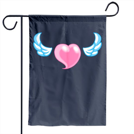 Winged Heart Garden Flag