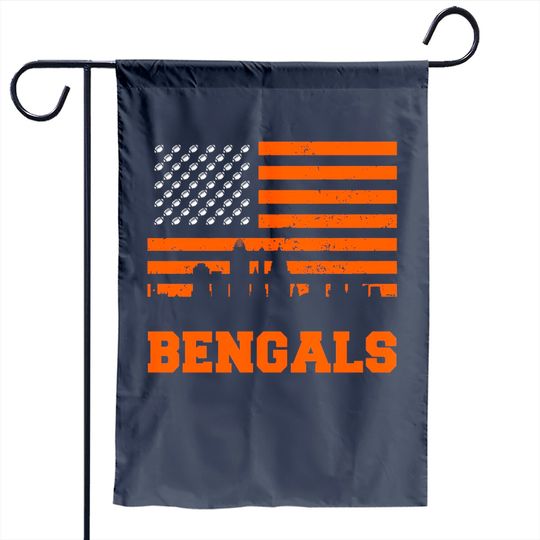 Bengals - Bengals Flag American - Bengals Football  Active Garden Flag