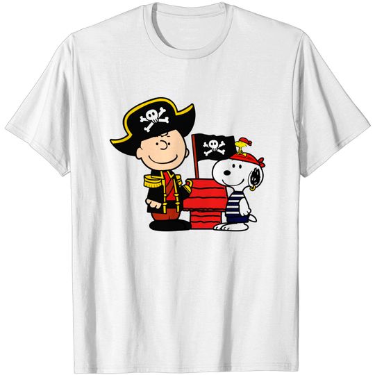 Charlie Brown and Snoopy Pirate - Snoopy - T-Shirt