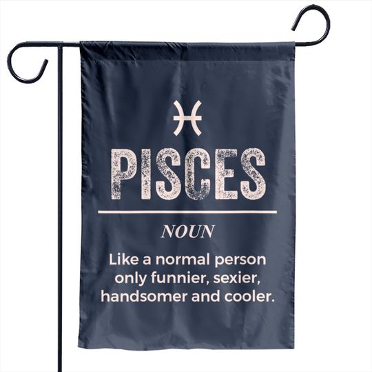 Pisces Definition Apparel Garden Flag