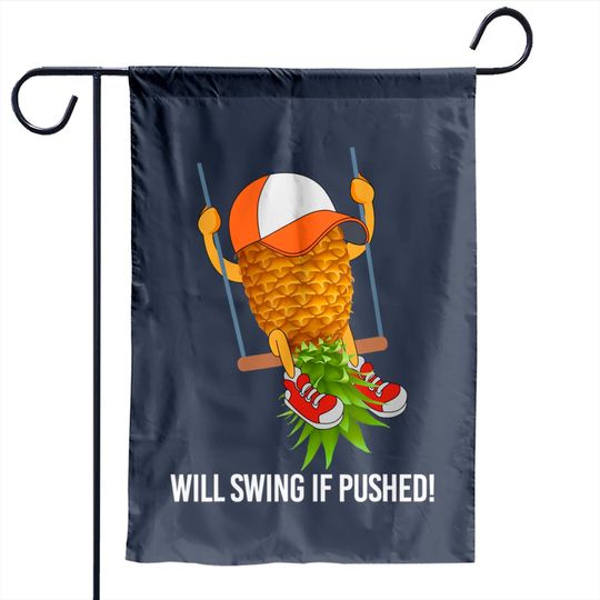 Pineapple Swinging Lifestyle Garden Flag