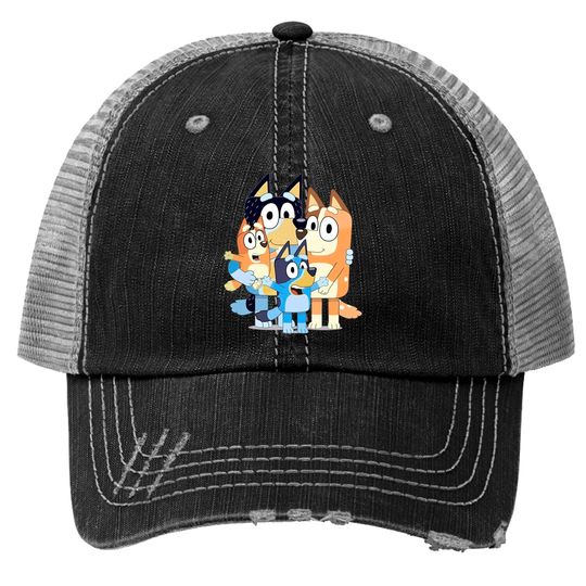 BlueyDad Family Trucker Hats