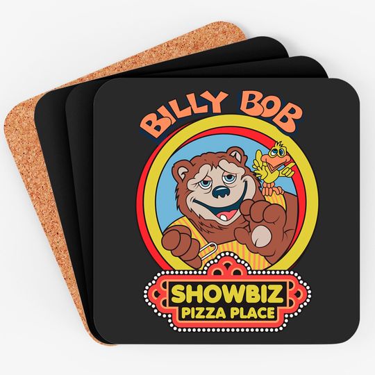 Showbiz Pizza Billy Bob - Showbiz Pizza - Coasters