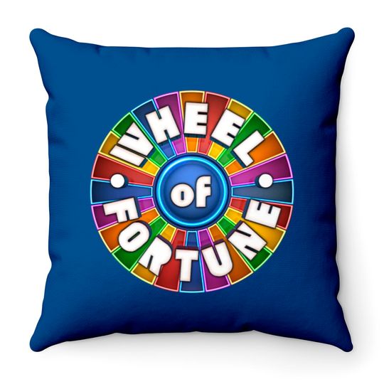 Wheel Of Fortune Logo Throw Pillow Throw Pillows