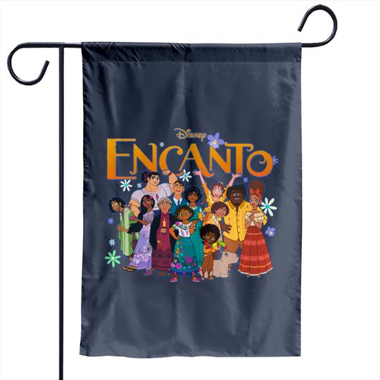 Disney Encanto Family Group Portrait Logo Birthday Gift Garden Flags