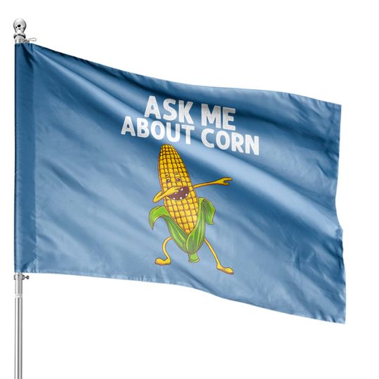 Corn Gift For Corn On The Cob Costume Farmer House Flag