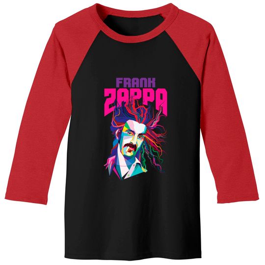 Frank Zappa WPAP Pop Art - Frank Zappa - Baseball Tees