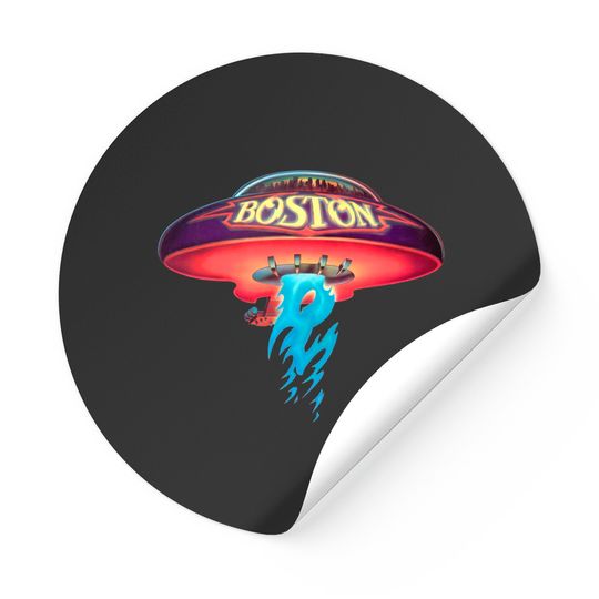 Boston Rock Band Mans Soft Sticker