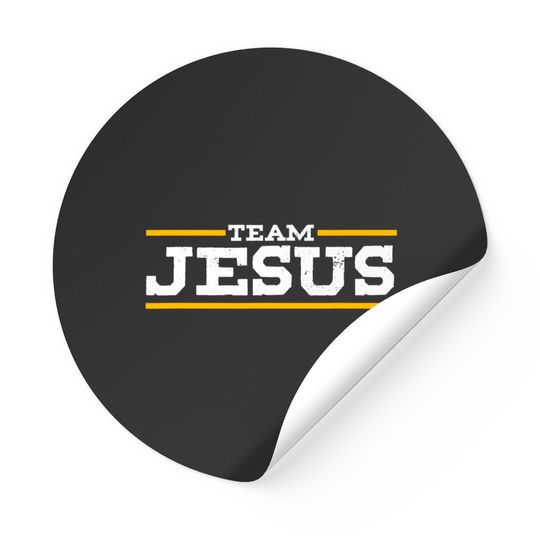 Team Jesus Christ Chrisitian Catholic Orthodox God Sticker