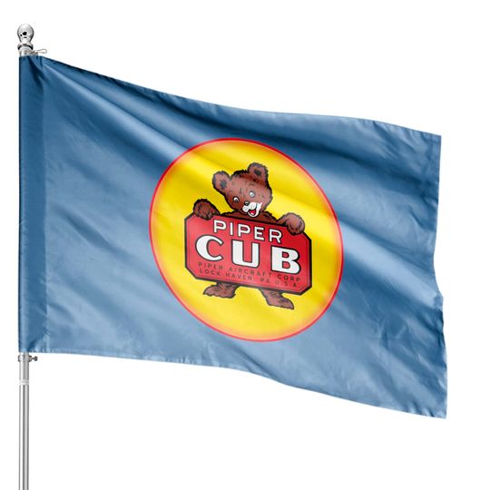Piper Cub Aircraft - Piper Cub - House Flags