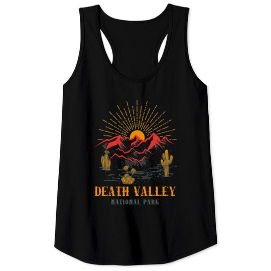 Death Valley National Park Novelty Graphic Design Tank Tops