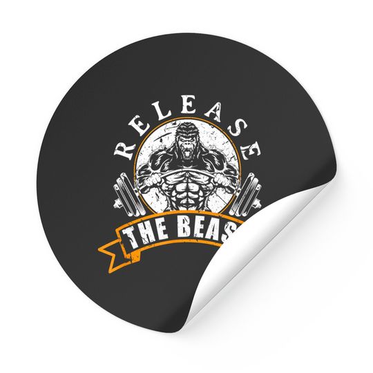 Release The Beast Strongman Gorilla Strength Sport Lifting Sticker