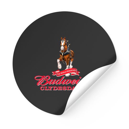 Budweiser The World Renowned Clydesdales Sticker