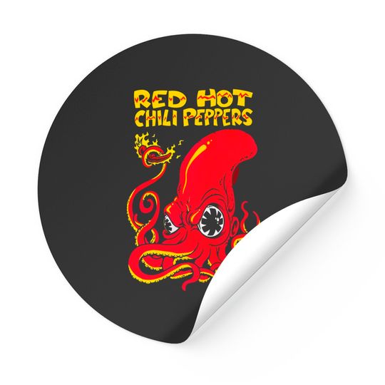 Red Hot Chili Peppers Rock Band Art Pullover Sticker