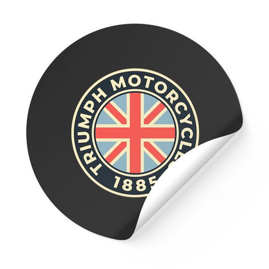 Triumph Motorcycles - 1885 - Custom Vintage Logo - Triumph - Sticker